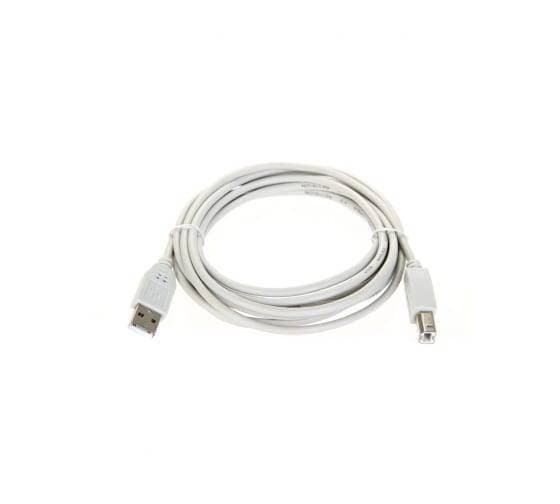 Кабель USB2.0 A-->B (3.0м) белый, Telecom.