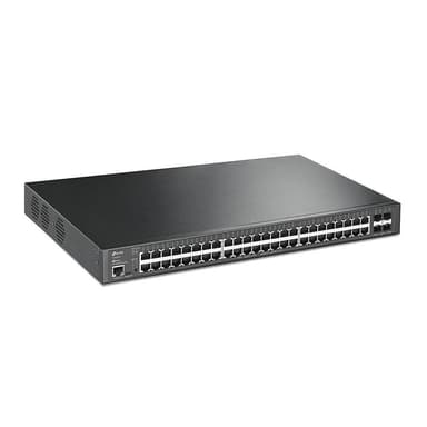 TP-Link SG3452XP Omada 48‑портовый гигабитный управляемый РоЕ-коммутатор уровня L2+ с 4 SFP+ слотами 10G