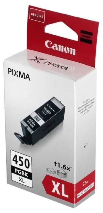 Картридж Canon PGI-450XL PGBk Black для PIXMA IP7240, MG5440/6340 (ориг.) 6434B001