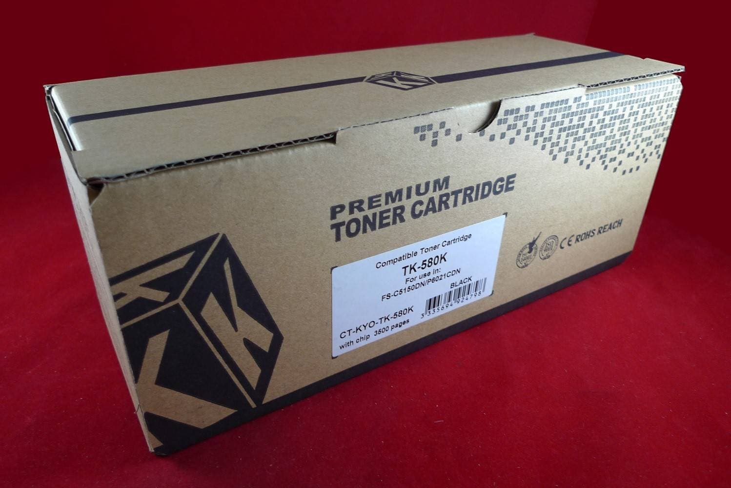 Тонер-картридж для Kyocera FS-C5150DN/P6021CDN TK-580K black 3.5K ELP Imaging®