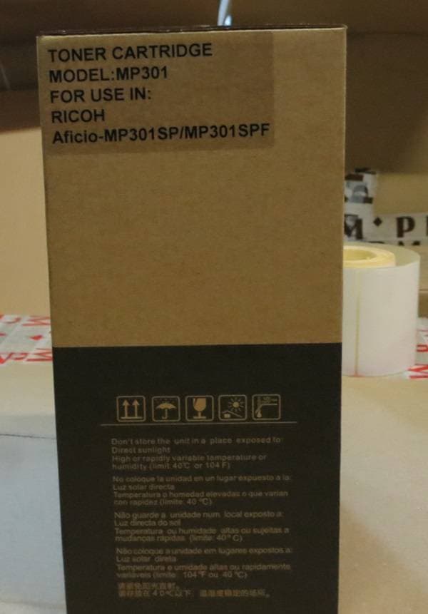 Тонер-картридж Ricoh type MP301E Aficio MP301SP/301SPF (туба 230г) ELP Imaging®