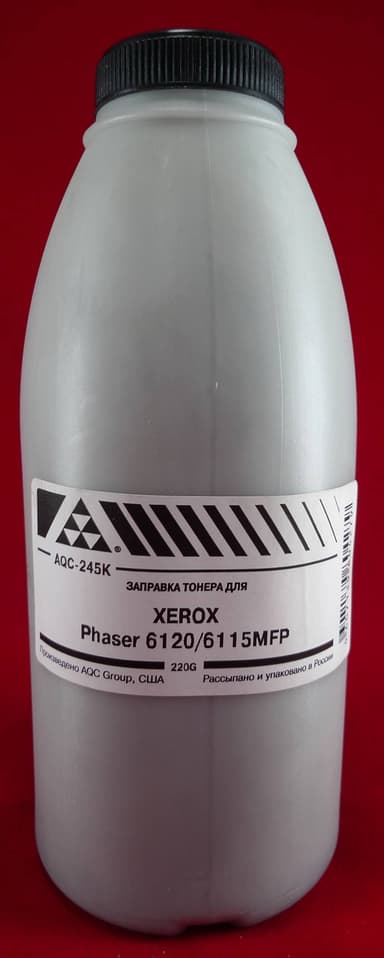 Тонер XEROX Phaser 6120/6115MFP Black (фл. 220г) AQC-США фас.Россия