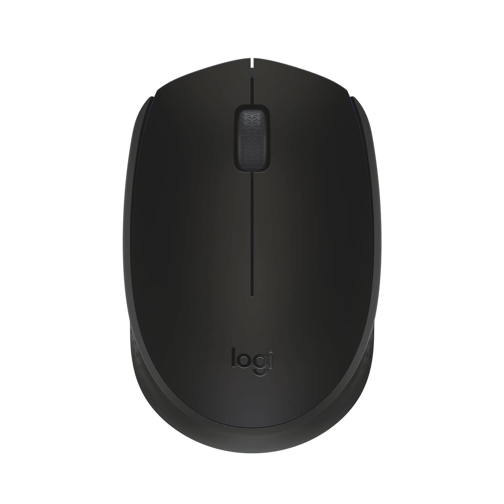 Logitech M171 Black Мышь беспроводная, оптическая светодиодная, радиоканал 10 м, 1000dpi, 1xAA, чёрный.