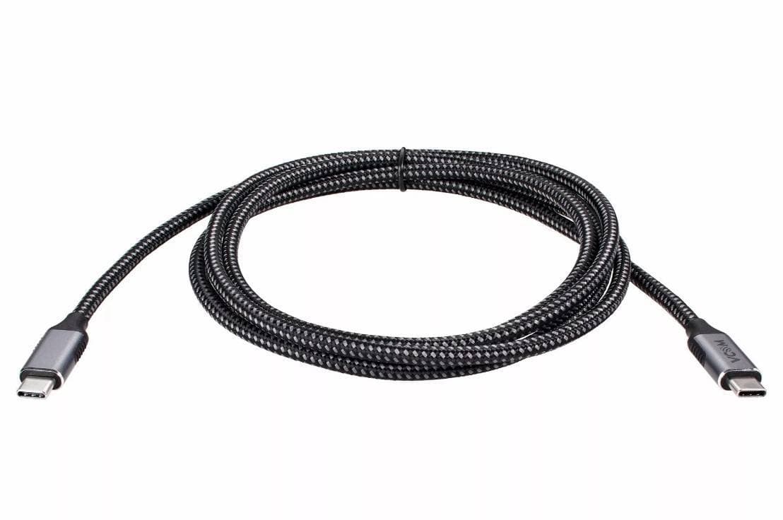 Кабель/ Кабель USB3.2 Gen2X2, CM->CM, 20Gbs, 100WT, 4KX60Hz, All shell, 1m VCOM <CU420M-1M>
