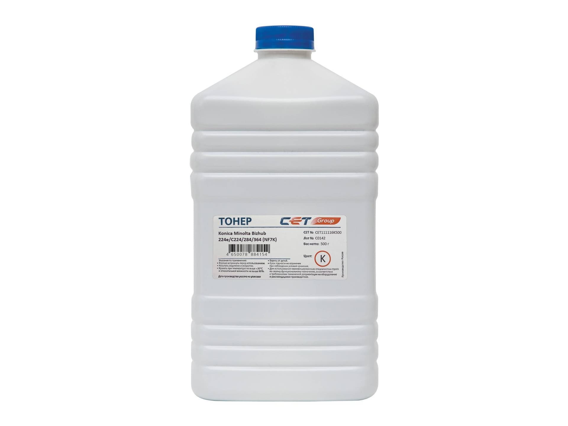 -/ Тонер NF7K TN-321K/322/711K/712K для KONICA MINOLTA Bizhub 224e/C224/284/364 (CET) Black, 500г/бут