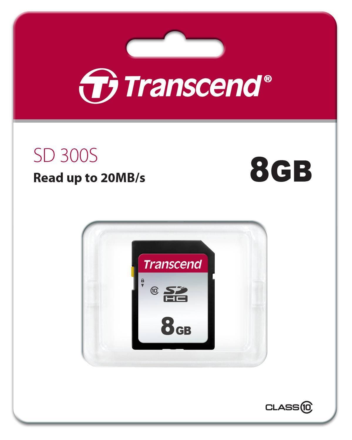 Флеш карта SD 8GB Transcend SDHC Class 10