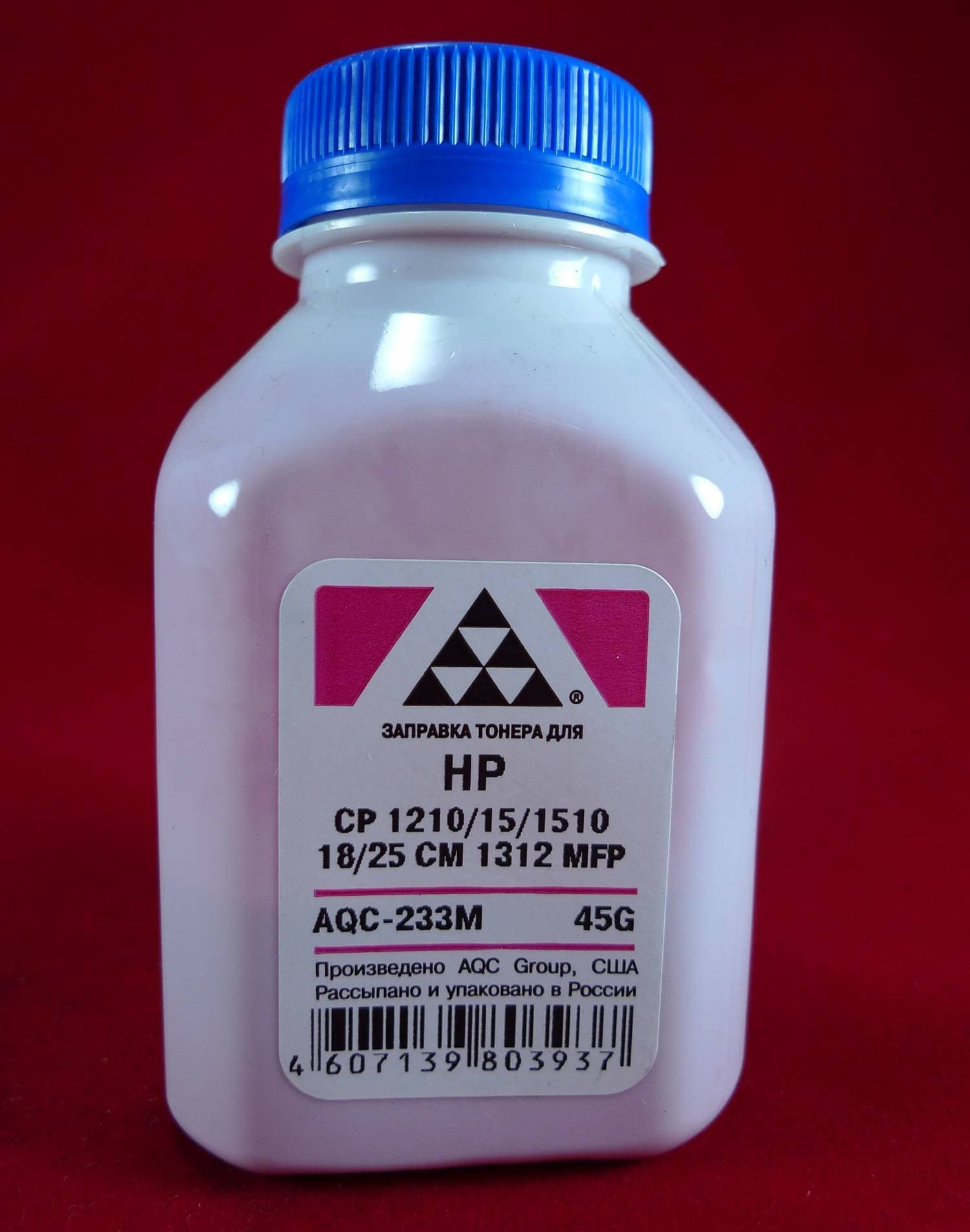 Тонер для картриджей CB543A/CE323A/CF213A Magenta (фл. 45г) AQC-США фас.Россия