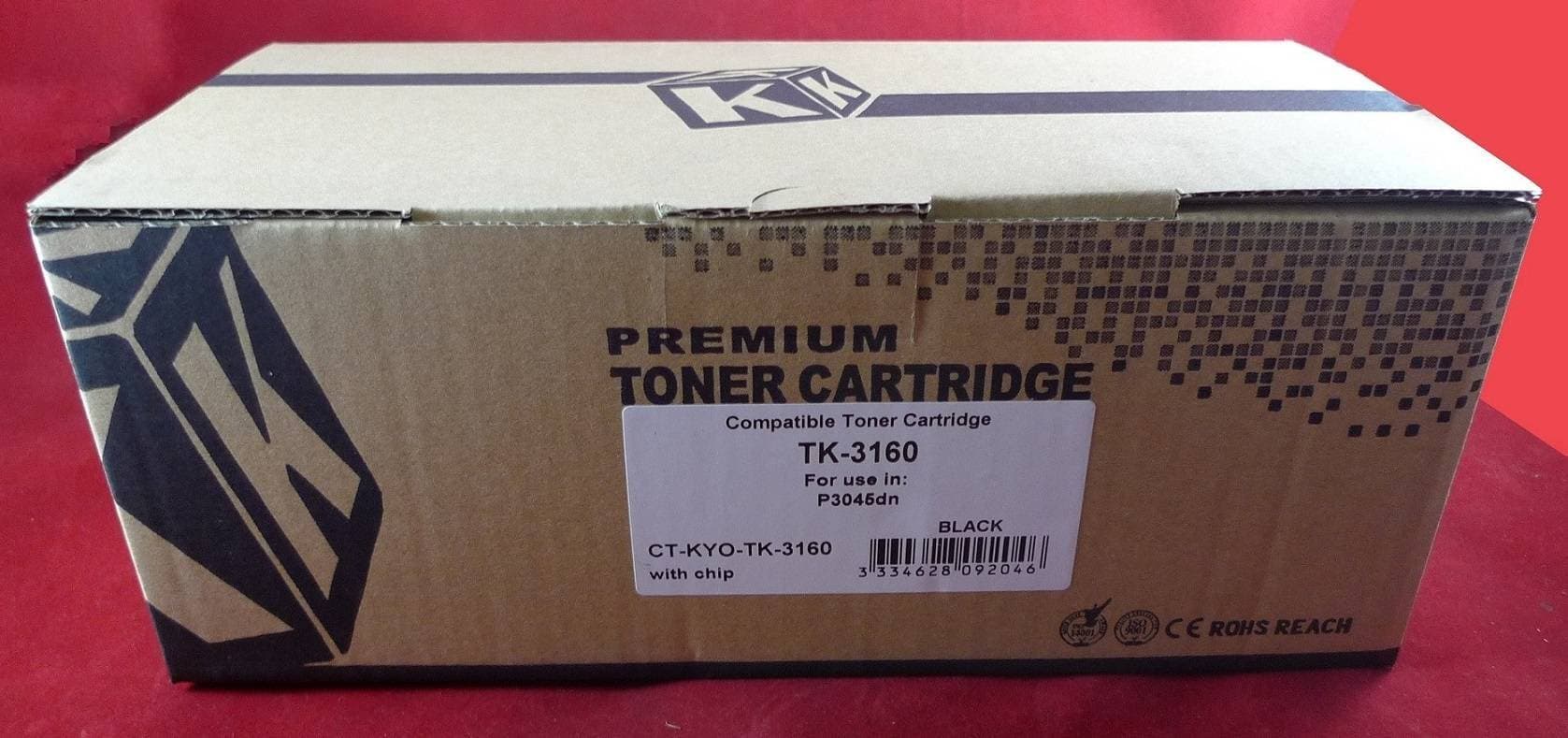 Тонер-картридж для Kyocera P3045dn/P3145dn/P3150dn/P3155dn/M3145dn/M3645dn TK-3160 12.5K ELP Imaging®