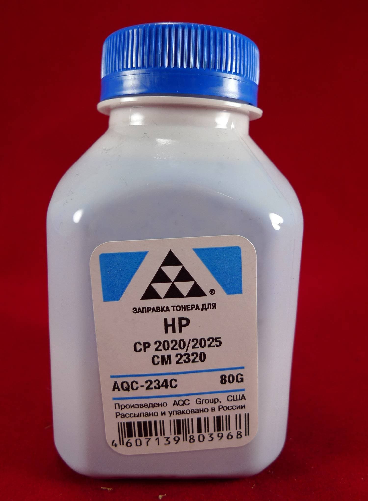 Тонер для картриджей CC531A/CE411A Cyan (фл. 80г) AQC-США фас.Россия