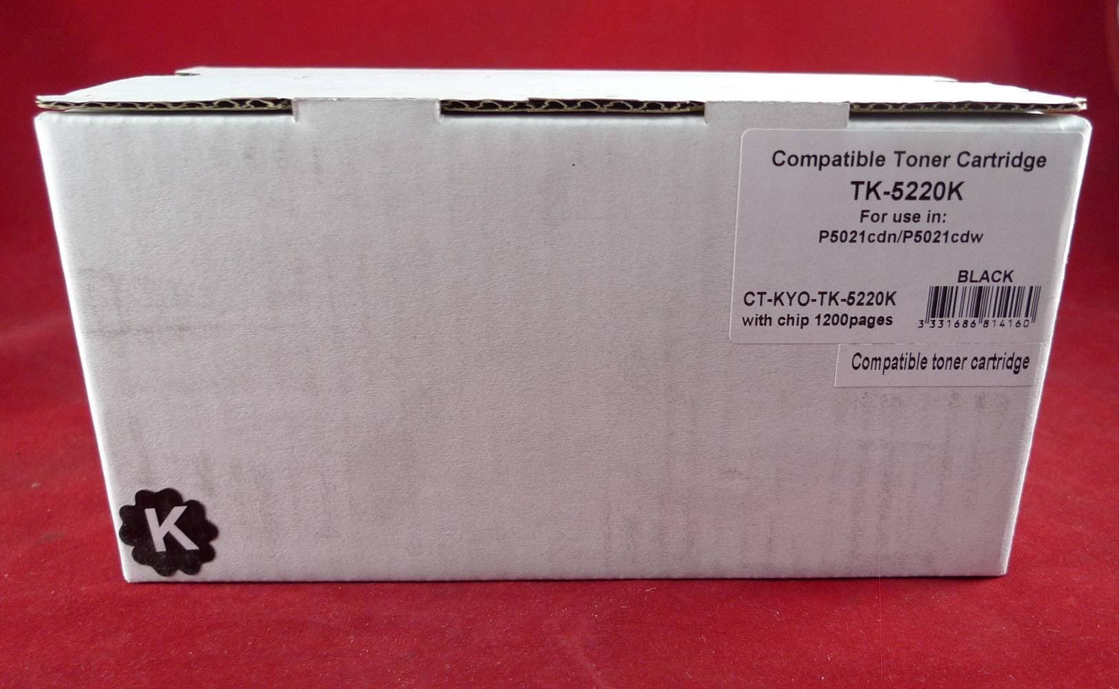 Тонер-картридж для Kyocera Ecosys P5021cdn/P5021cdw/M5521cdn/M5521cdw TK-5220K black 1.2K ELP Imaging®