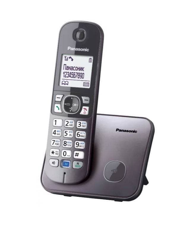Р/телефон Panasonic KX-TG6811RUM (серый металлик)