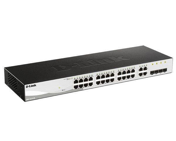 Коммутатор D-Link DGS-1210-28/FL 24G 4GbIC управляемый