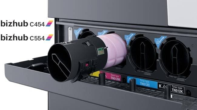Тонер Konica-Minolta bizhub C454/554 синий TN-512C A33K452