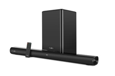 SVEN Саундбар SB-2200D, черный (300Вт, DD, BT, HDMI, ПДУ, Optical, USB, дисплей, беспроводной сабвуфер)