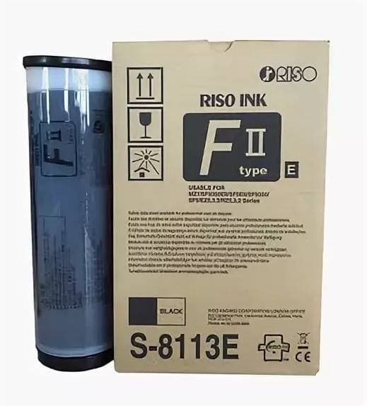 Краска RISO RZ/EZ/F Черная FII (1000мл) (o) ( ПРОДАВАТЬ КРАТНО ДВУМ ШТУКАМ!!!)