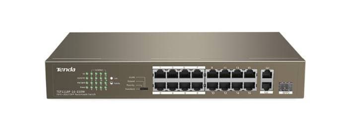 Коммутатор 16PORT TEF1118P-16-150W TENDA