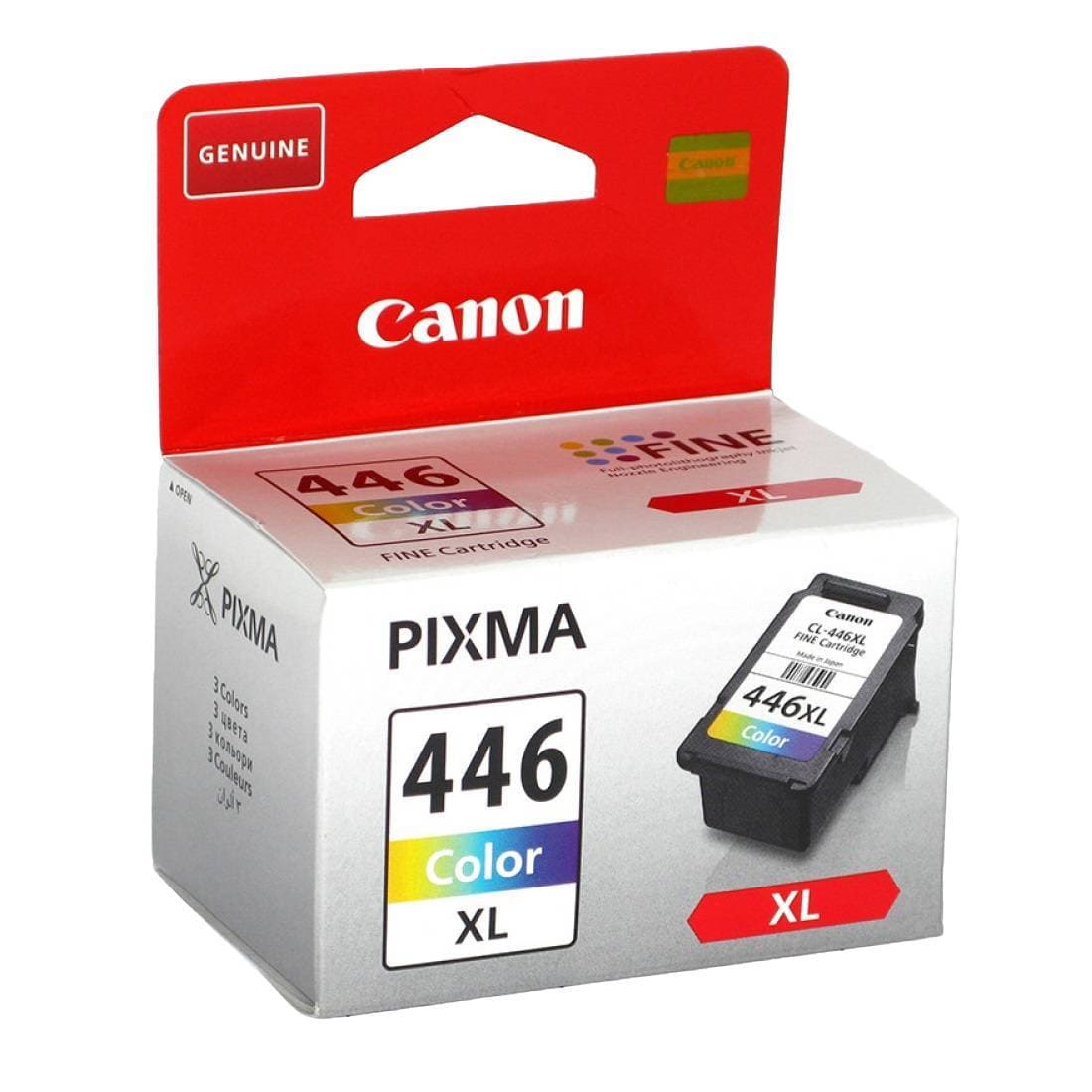 Картридж струйный Canon CL-446XL (8284B001) для Canon PIXMA MG2440/2540. Цветной, 300 стр.
