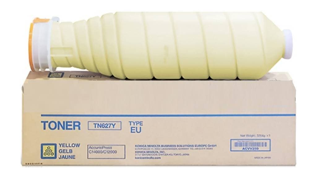 Тонер-картридж Konica Minolta ACVV250 TN-627Y Toner желтый
