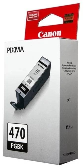 Картридж CANON PGI-470 PGBK чёрный,15,4 мл, 300 страниц