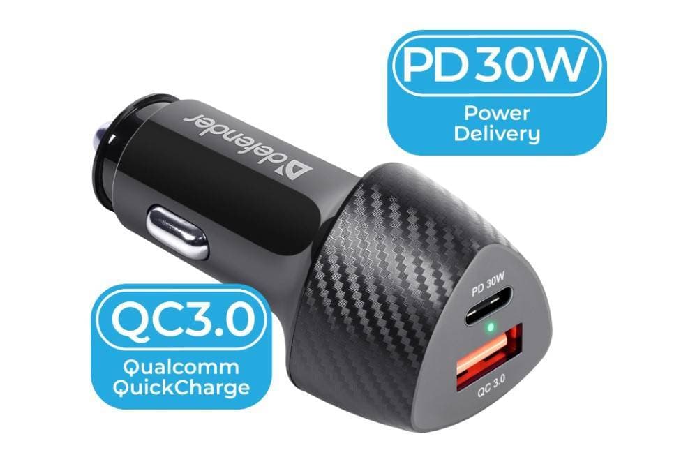 Defender Автомобильное ЗУ UCA-92 48W: PD3.0/30W+QC3.0/18W