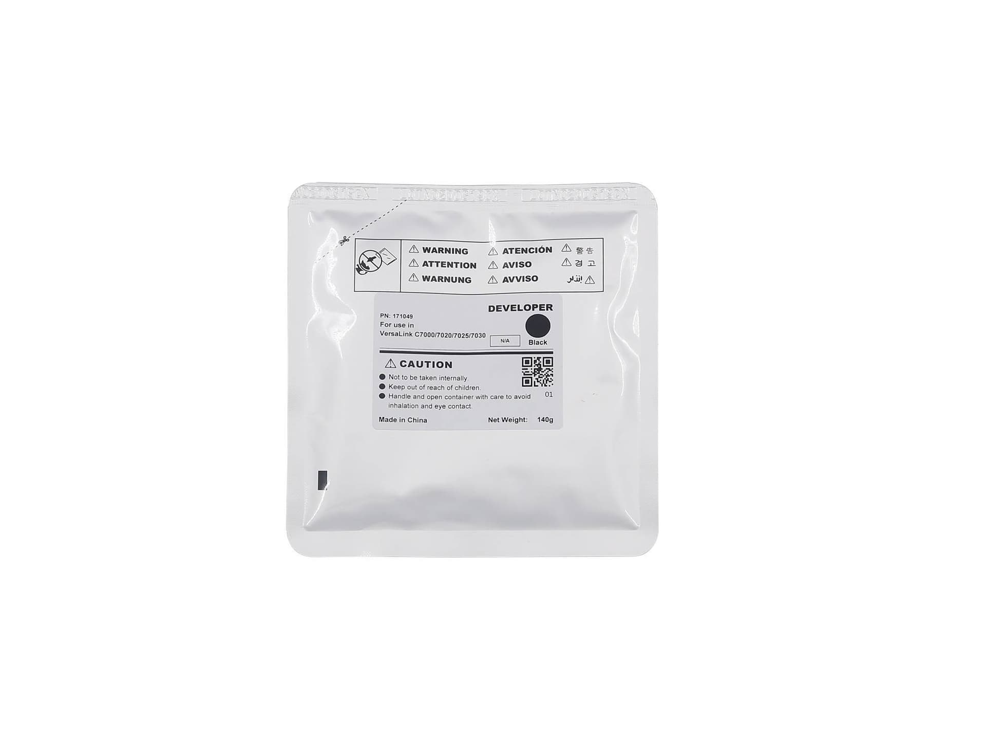 -/ Девелопер для XEROX VersaLink C7000/C7020/C7025/7C030 (CET) Black, 140г, 400000 стр.