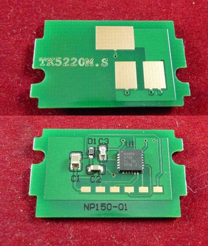 ELP-CH-TK5220M Чип для Kyocera Ecosys P5021cdn/M5521cdn (TK-5220M) Magenta, 1.2K ELP