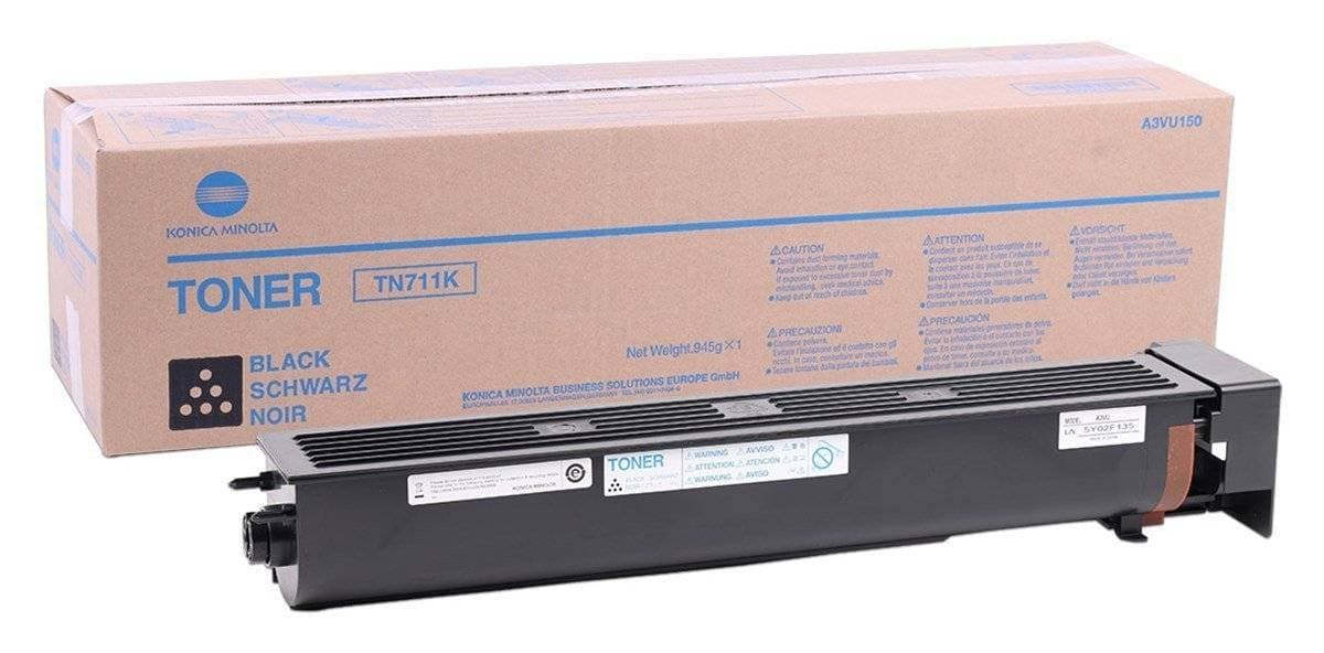 Тонер Konica-Minolta bizhub C654/754/Pro C754 черный TN-711K A3VU150