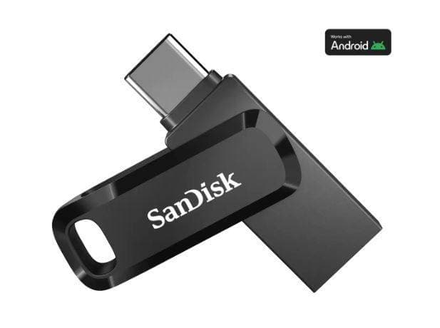SanDisk USB-накопитель Ultra Dual Drive Go 128ГБ USB 3.2 Type-C/Type-A черный