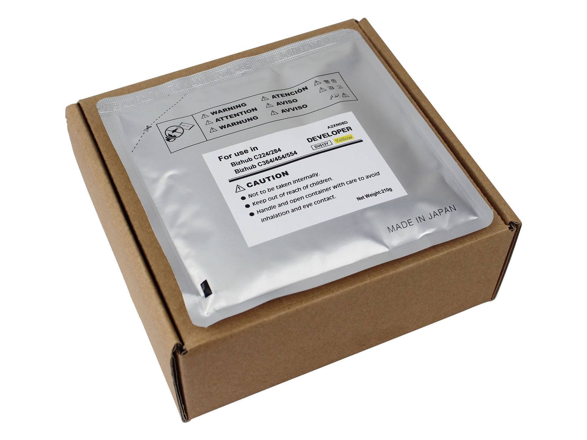 -/ Девелопер для KONICA MINOLTA Bizhub C224 (CET) Yellow, 210г/пак
