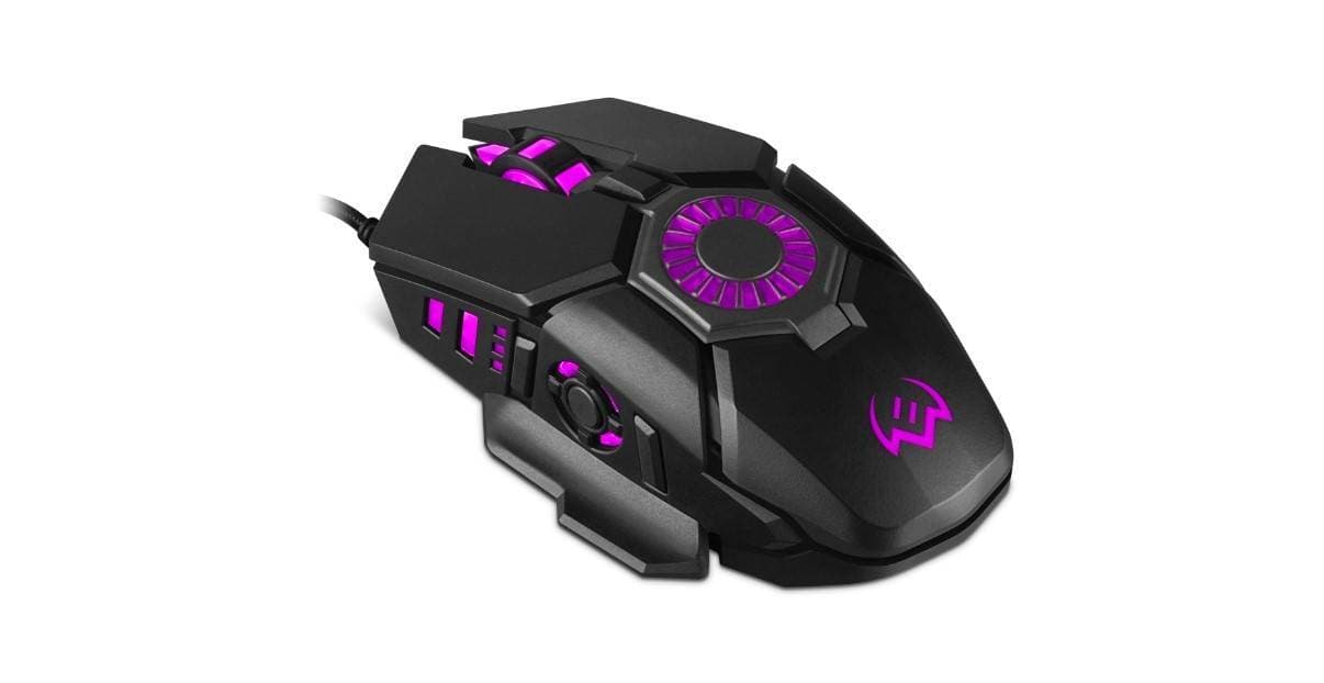 SVEN Мышь проводная игровая RX-G880 (6+1кл. 400-7000 DPI, ПО, вентилятор, подсветка, игров. упак)