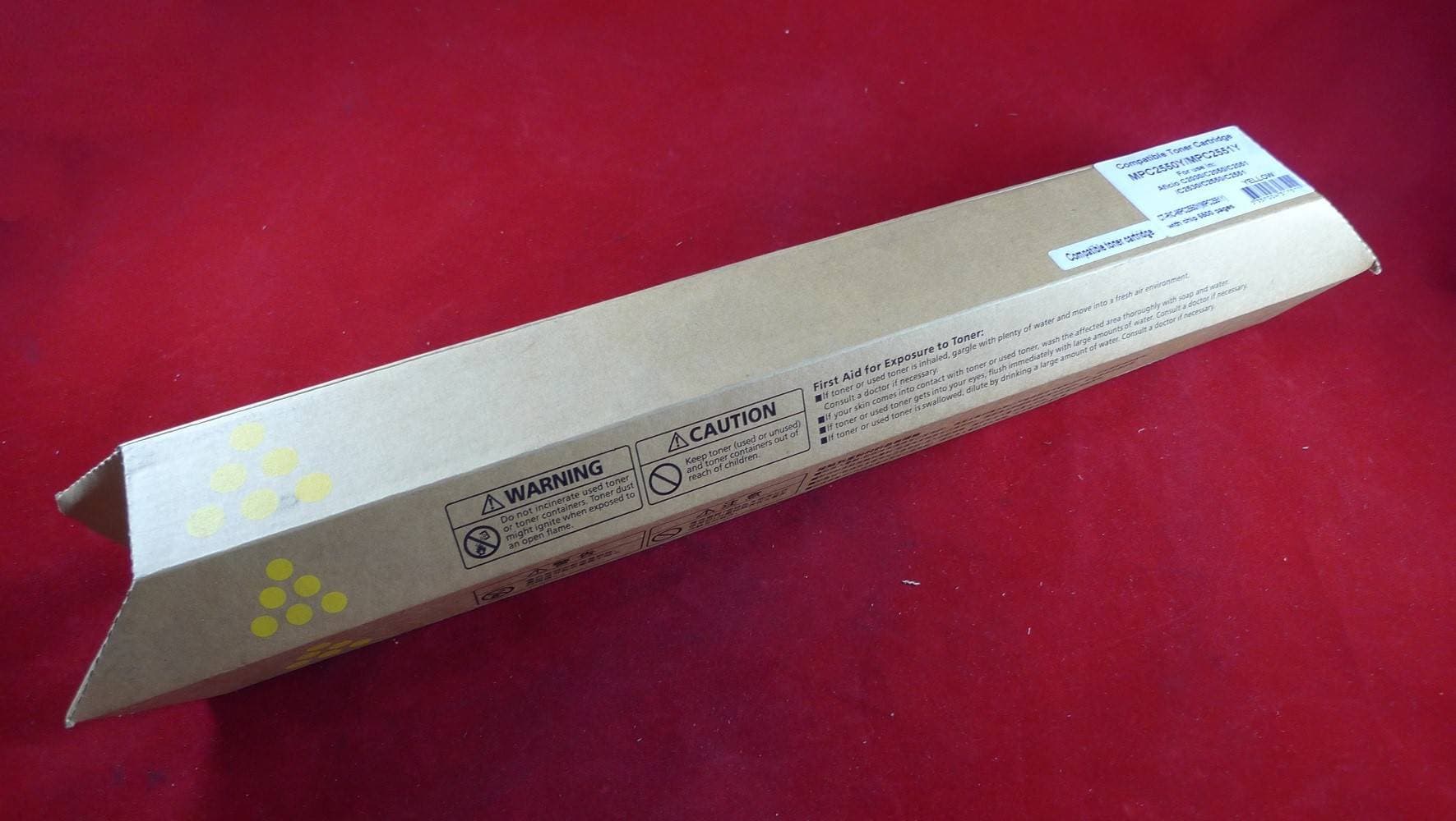 Тонер-картридж Ricoh Aficio MP C2030/C2050/C2051/C2530/C2550/С2551, type MPC2551E yellow 9.5K (туба, 210г) ELP Imaging®