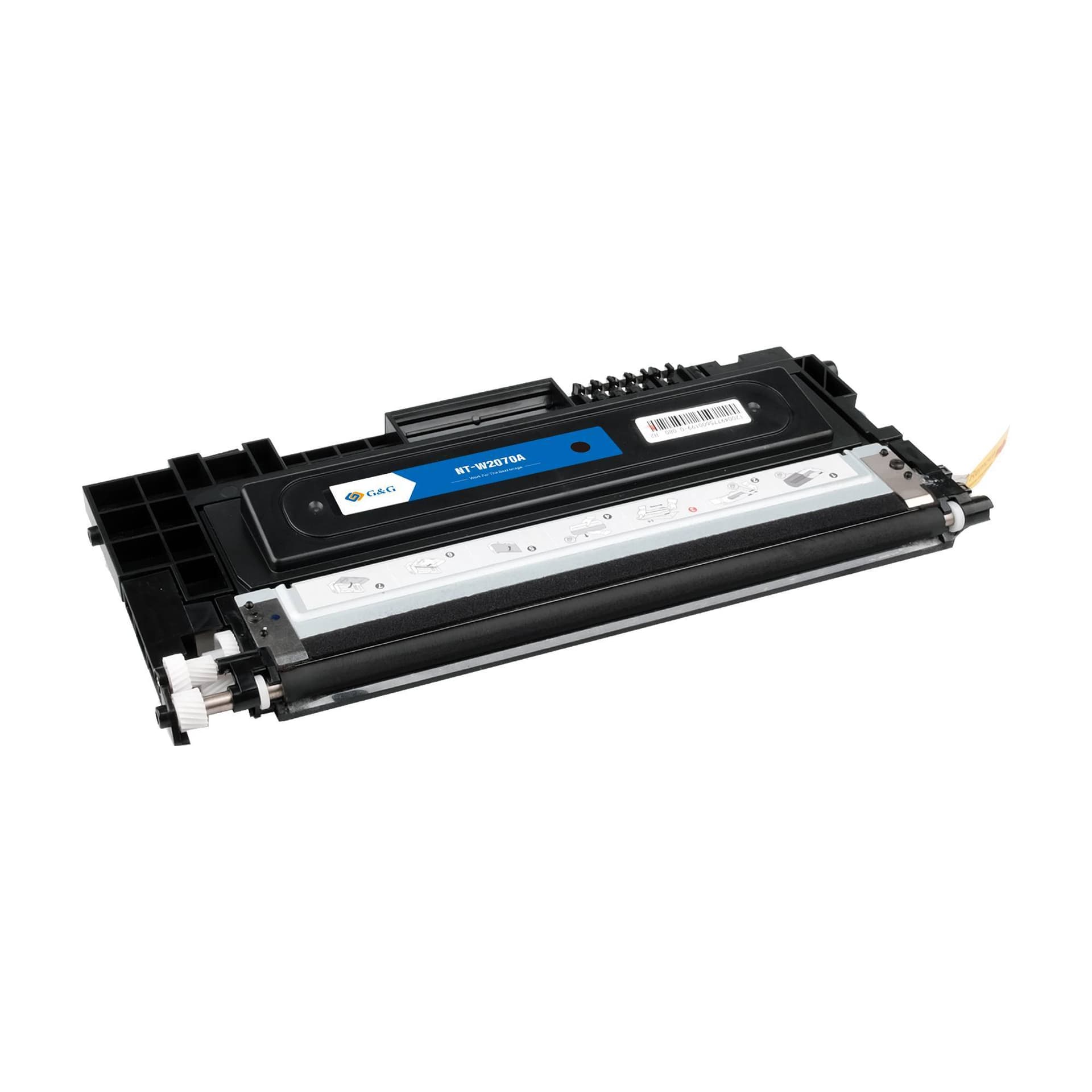 Тонер-картридж G&G, аналог HP W2070A/117A черный 1k с чипом