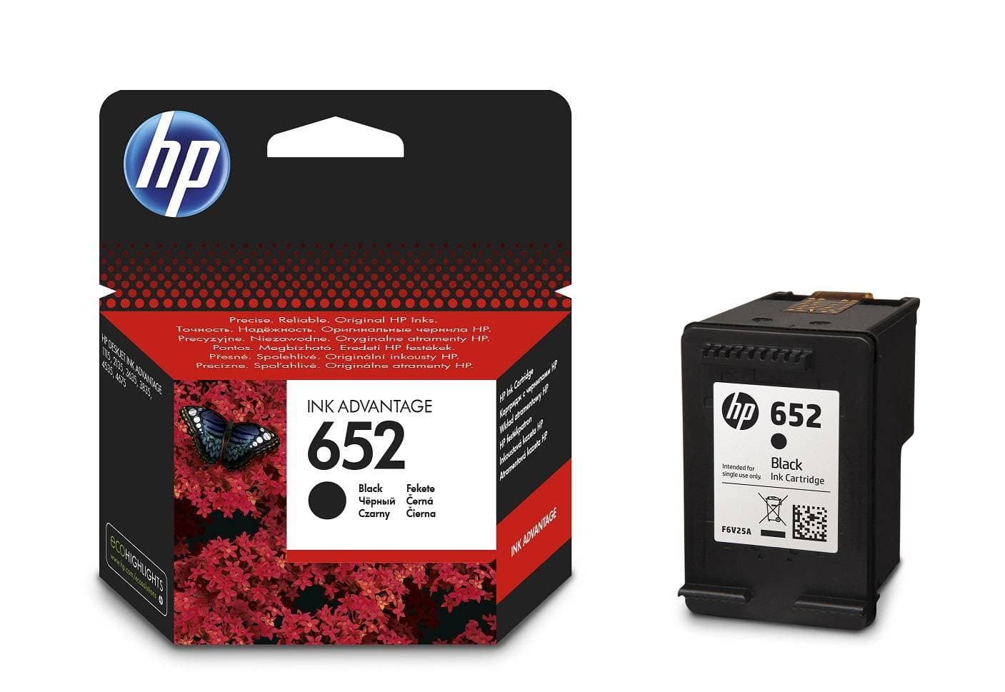 HP F6V25AE Картридж №652, Black