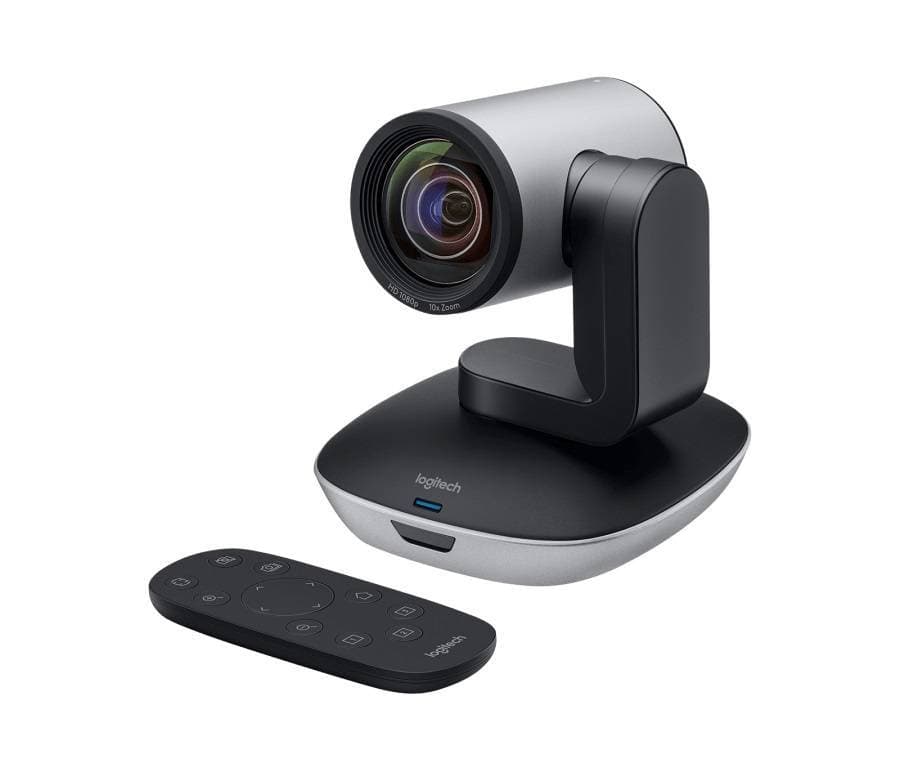 Logitech Веб-камера Conference Cam PTZ Pro 2, Full HD 1920 х 1080, 90°, автофокус, USB, кабель 3м., черный/серебристый.