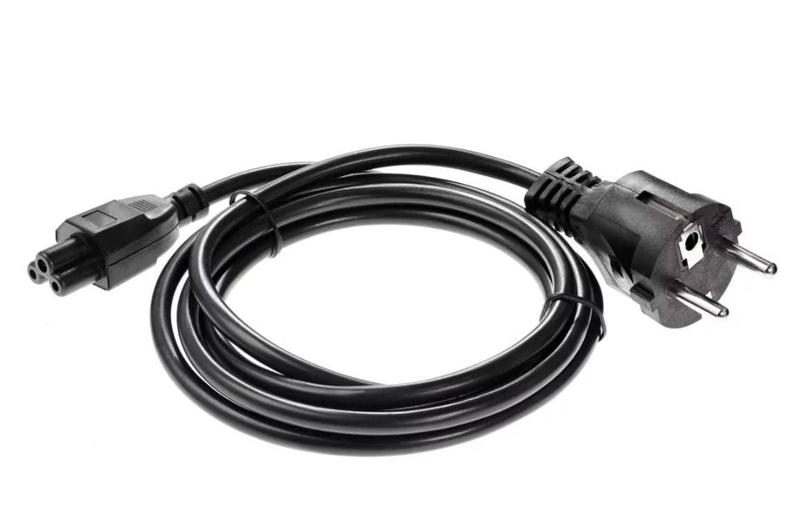 Кабель питания для ноутбуков, 3-pin, с заземлением, (прямой) 220V 1,8m Telecom
