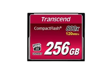 Compact Flash 256Gb Transcend, High Speed (TS256GCF800) 800-x