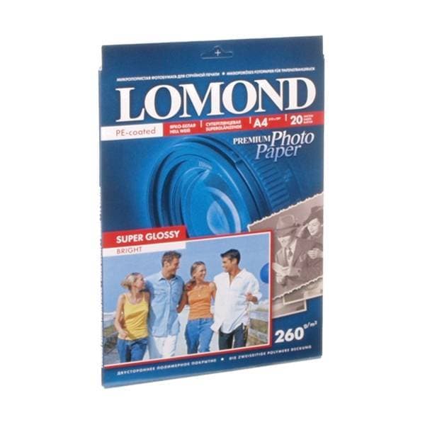 Lomond 1103101 Фотобумага суперглянцевая A4 260г/м2 20л