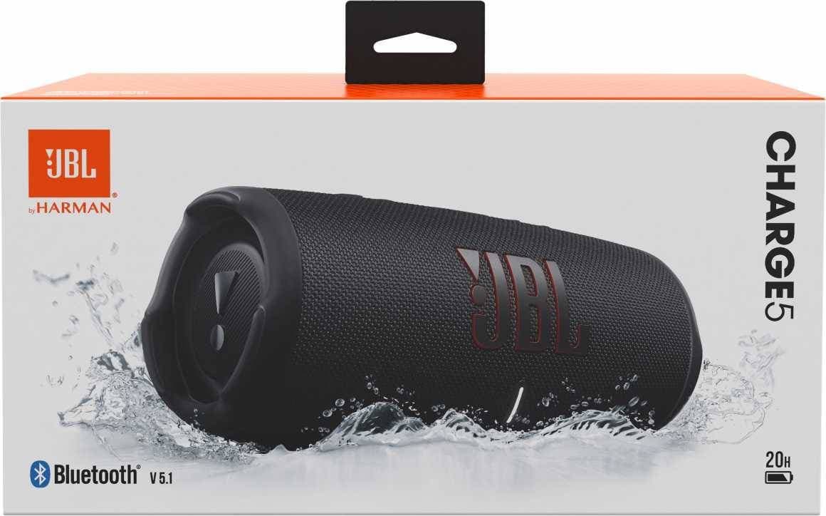 Портативная акустика JBL Charge 5, черный