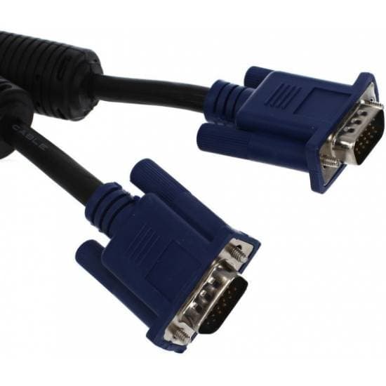 Кабель монитор-SVGA card (15M-15M) 50м 2 фильтра VCOM <VVG6448-50M>
