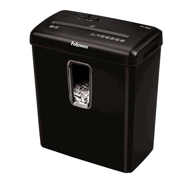 Fellowes® Шредер Powershred P-30C, DIN P-4, 4х34 мм, 6 лст., 15 лтр.