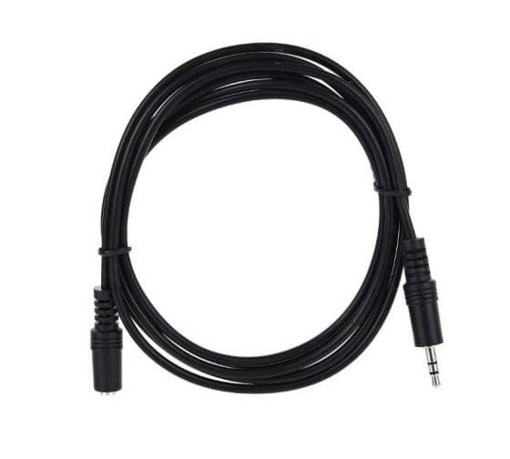 Кабель удлинительный VCOM 3.5 Jack (M) - 3.5 Jack (F), стерео, аудио, 1.8м <VAV7179-1.8M>
