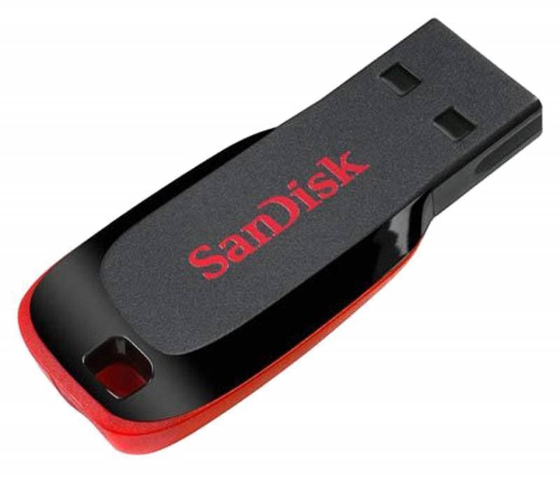 SanDisk USB-накопитель Cruzer Blade 128ГБ USB 2.0 черный