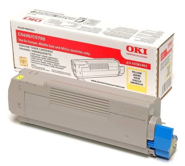 Тонер-картридж Oki C5600/5700 2K (yellow)