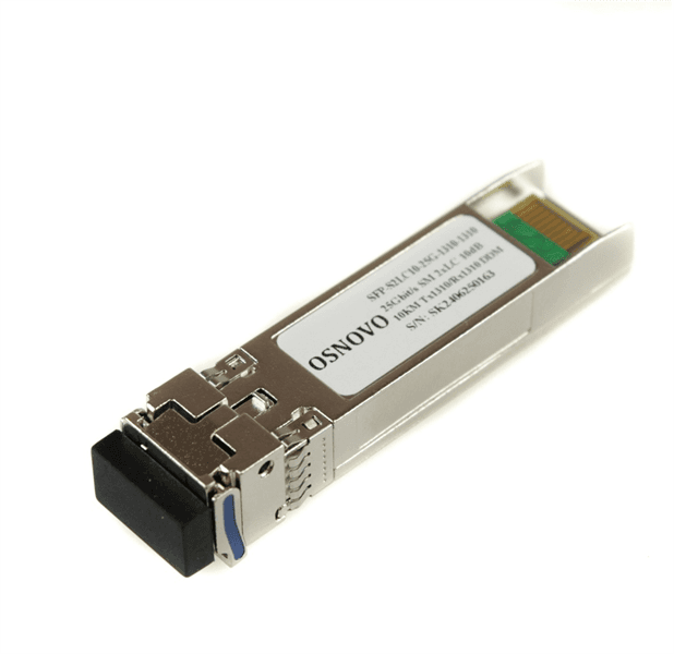 Oптический SFP+ модуль OSNOVO SFP-S2LC10-25G-1310-1310 Оптический SFP Модуль 25G. Два волокна Single Mode. Скорость: 25 Гбит/c. Тип разъема: 2LC. Оптический бюджет: 10дБ. Расстояние передачи - до 10км. Рабочая длина волны,н