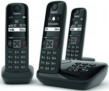 Телефонный аппарат GIGASET AS690A TRIO BLACK