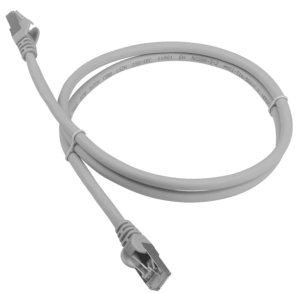 LANMASTER Патч-корд LAN-PC45/S6A-5.0-GY Cat.6A FTP 5м серый LSZH