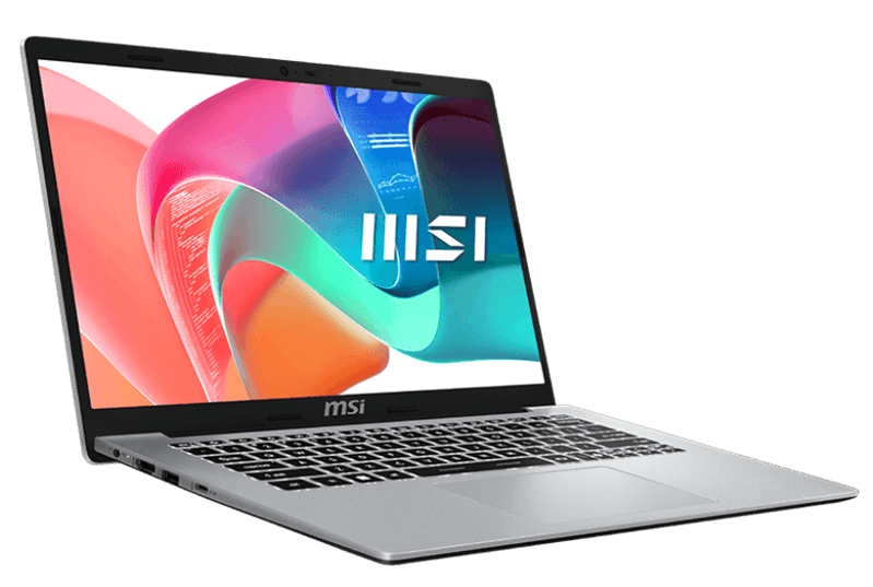 Ноутбук MSI Modern 14 F1MG Core 5 120U 14" FHD (1920*1080),IPS, DDR4 16GB (16GB*1),512GB SSD Intel Graphics,backlight,46.8Wh,1.5kg,1y,Win11Pro,Urban Silver
