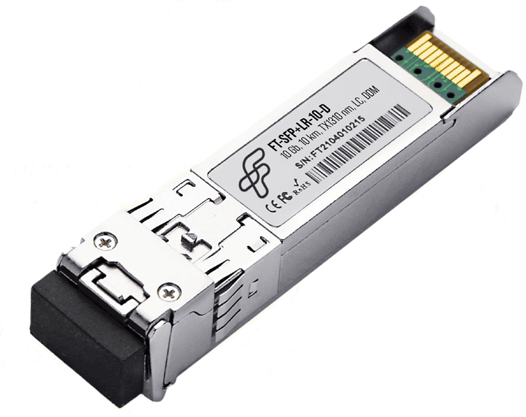 Трансивер FiberTrade модуль SFP+ , 10Гб/с, 1310нм, SMF, 10км, прошивка Huawei (аналог 02313URK, OSX010000)