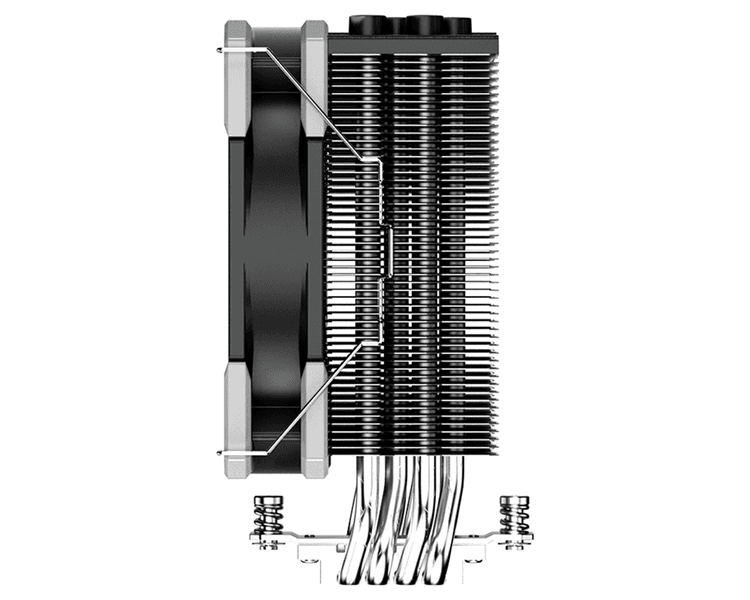 Вентилятор для процессора ID-Cooling SE-214-XT BASIC 180W/PWM/ all Intel /AMD AM4, AM5/ Screws