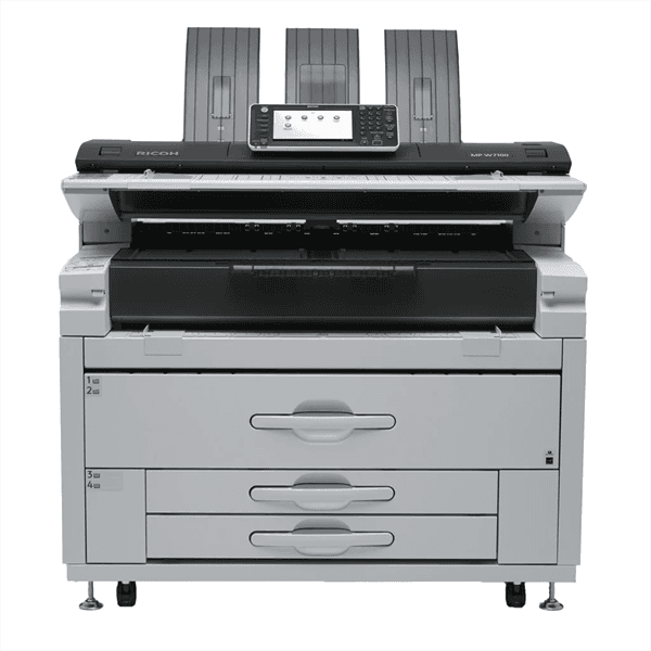Ricoh MP W7100SP A0+, МФУ, лазерное, черно-белое, 600dpi, 1600МГц, 2560Мб, 320Гб
